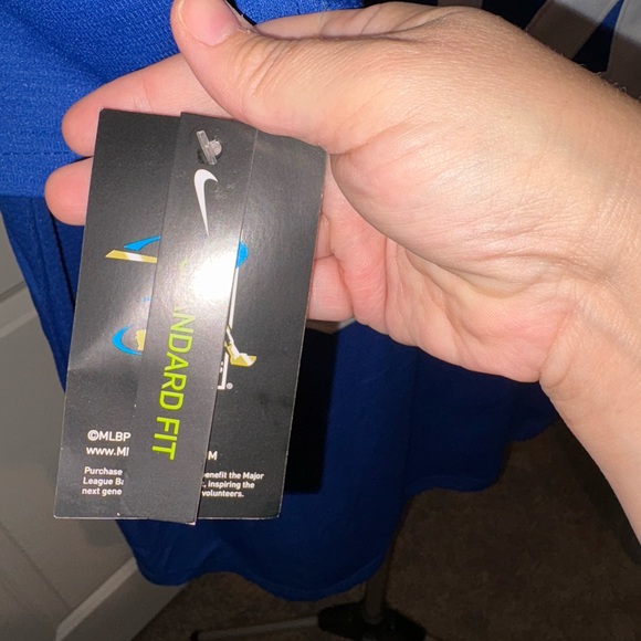 Nike Blue and White Dodgers Jersey - Picture 5 of 8